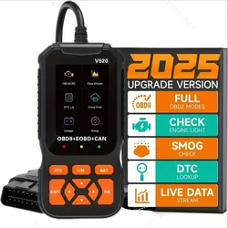 Outil de diagnostic de EAU professionnel OBD2, V520, vérification améliorée, défaut du moteur, lecteur de code OBDII pour le déblaiement de la voiture, connaissance à chaud
