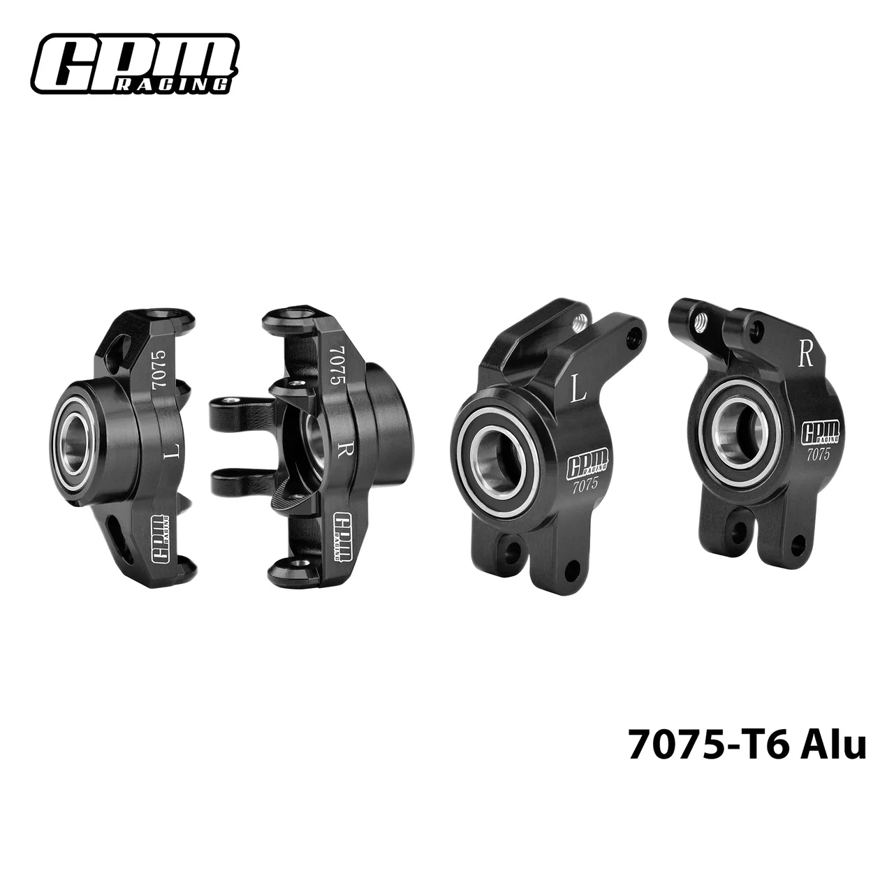 GPM Alloy 7075 stuurblok + naaf met grotere lagers, geschikt voor ARRMA 1/18 Granite Grom, 1/14 Typhon Grom, 1/16 Quake Grom.
