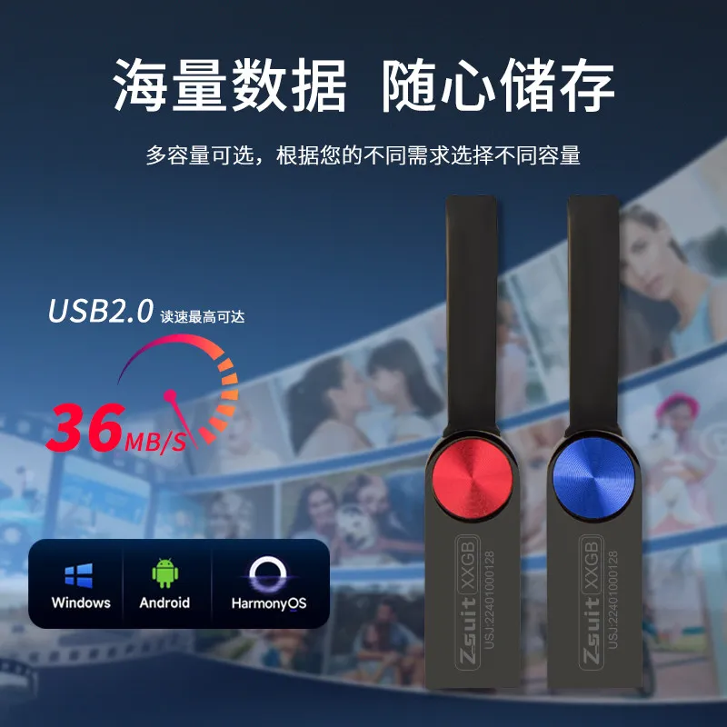 High-speed Car USB Flash Drive,USB 2.0 Computer, Mobile Phone, Audio, Usb Finger USB Flash Drive