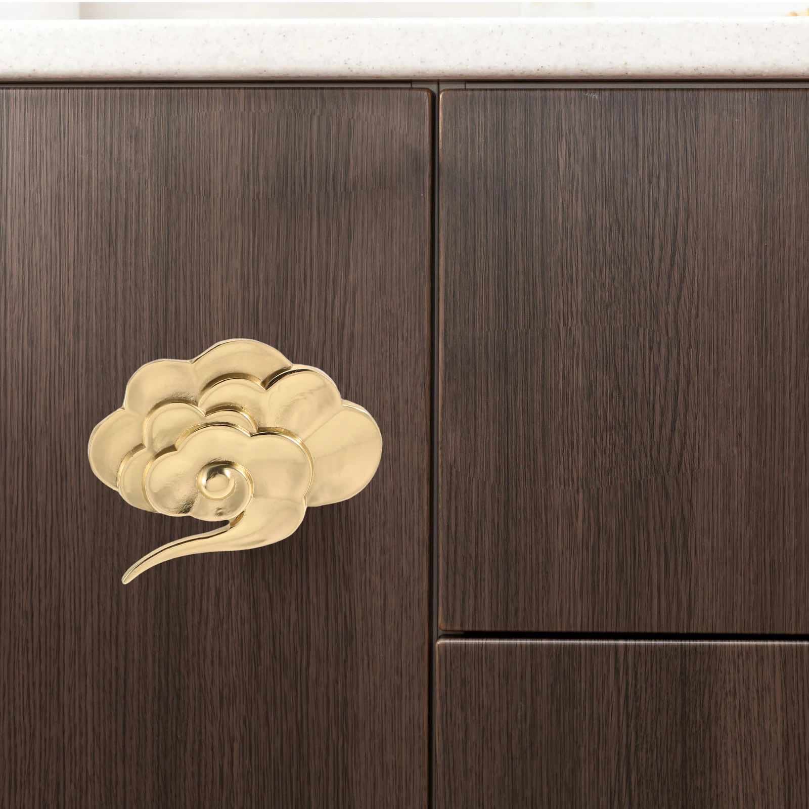 

Brass Auspicious Cloud Handle Dresser Cabinet Pulls Knob Knobs Wardrobe Handles Drawer