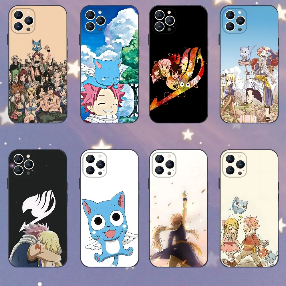 

Fairy Tail Anime Phone Case For iPhone 16,15,14,13,12,11,Mini,Pro,SE,MAX White Matte Shockproof Cover