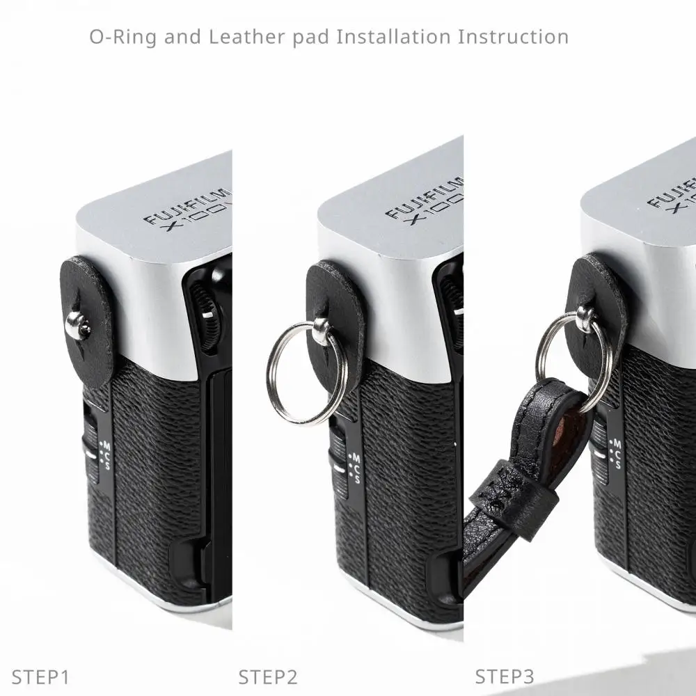 حزام كتف جلدي للكاميرا من الجلد العالمي من SmallRig يحمل 10 كجم، الطول قابل للتعديل من 100 إلى 110 سم - 5209/5208