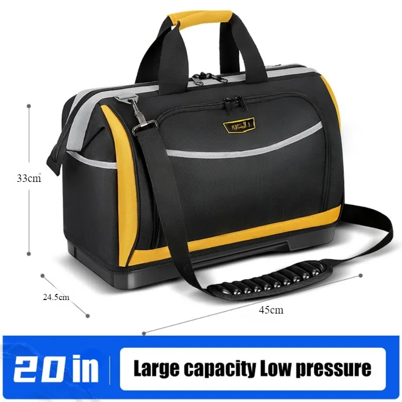 Professional Electrician Layer Capacity Suitcase Tools Multifunctional Storage Bag Waterproof Carpenter Repair Kit Oxford Cloth