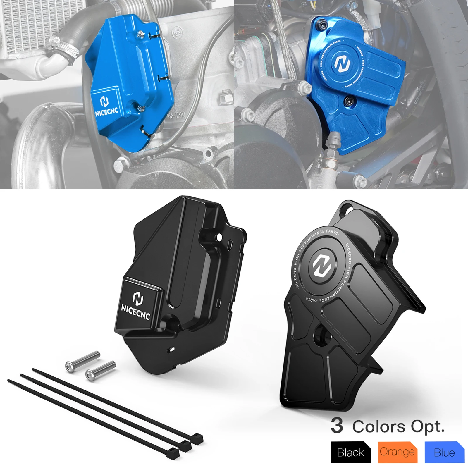 

Left Power Valve Cover TPS Throttle Body Guard For Husqvarna TE 300 TBI TE 250 2024 2025 TC 250 TX 300 2023-2025 For KTM EXC 300