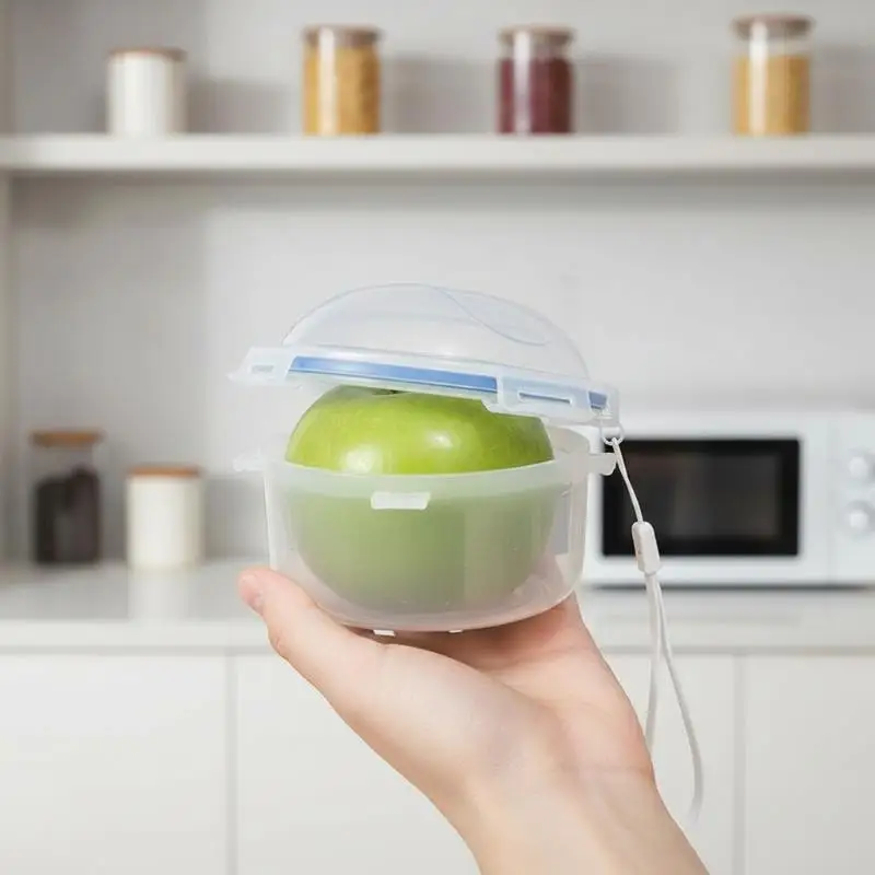 Portable Onion Storage Container Reusable With Lid Vegetable Storage Container Airtight Containers PP Food Storage Keeper 1/2PCS