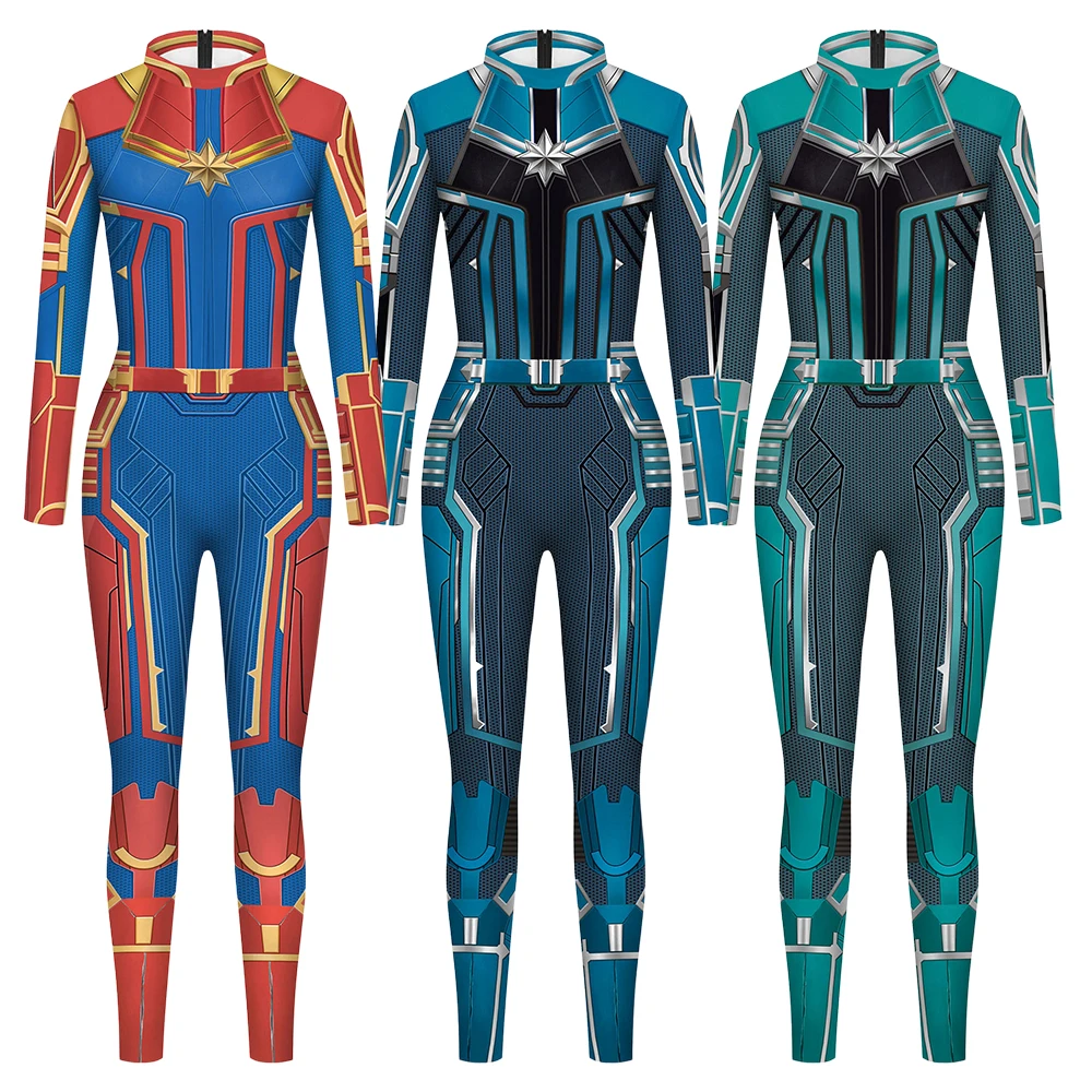 

MINISO Cool Punk Women Zentai Suit Spider Pattern 3D Printed Elastic Jumpsuit Carnival Fancy Dress Superhero Cosplay Costume