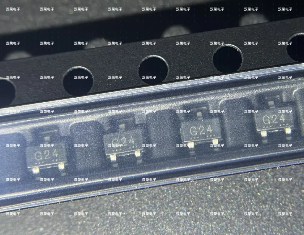 50PCS/100PCS/1000PCS   2SK2858 2SK2858-T1-A silk screen G24  MOSFET N-CH 30V 100mA SC-70-3 New and Original In Stock
