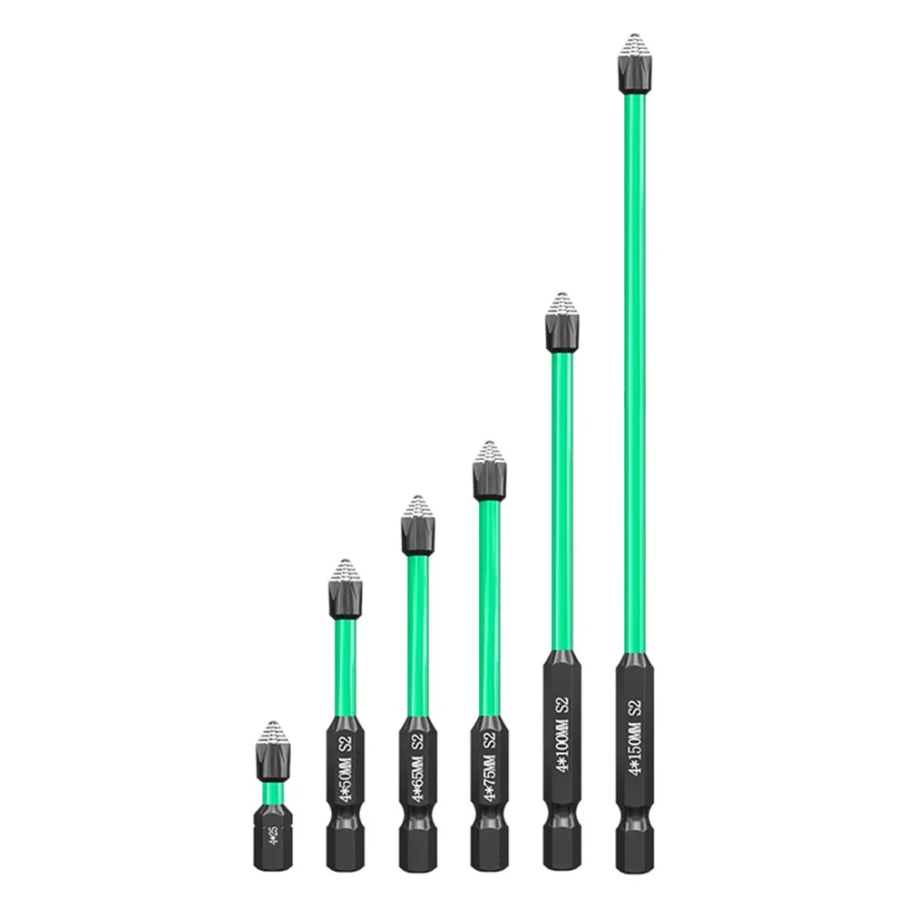 6 35mm Hex Shank Magnetic Driver Bit 1pc Screwdriver Bit Available in Multiple Lengths for Various Applications