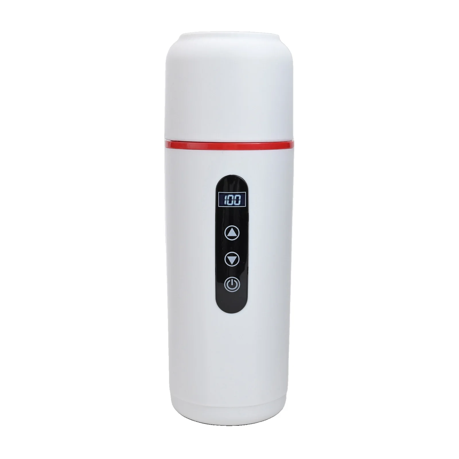 Car Compatible Electric for kettle Portable Heated Mug with LCD Display; Perfect for Road Trips and Outdoor Activities