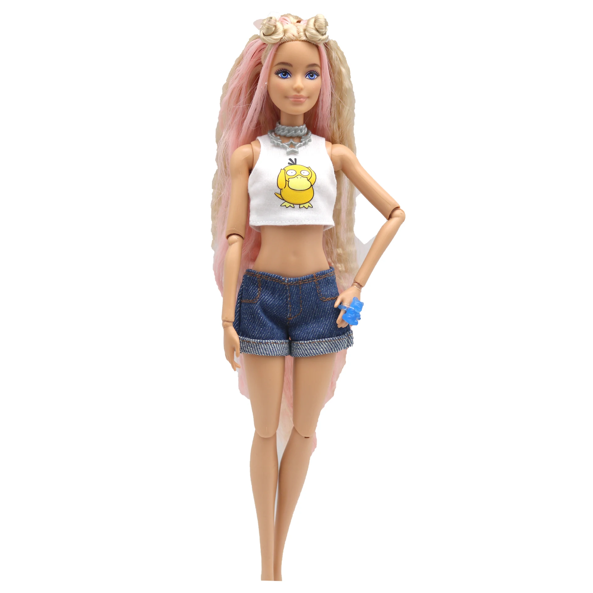 Conjunto de falda corta de transferencia de calor para muñeca, 30cm, 1/6