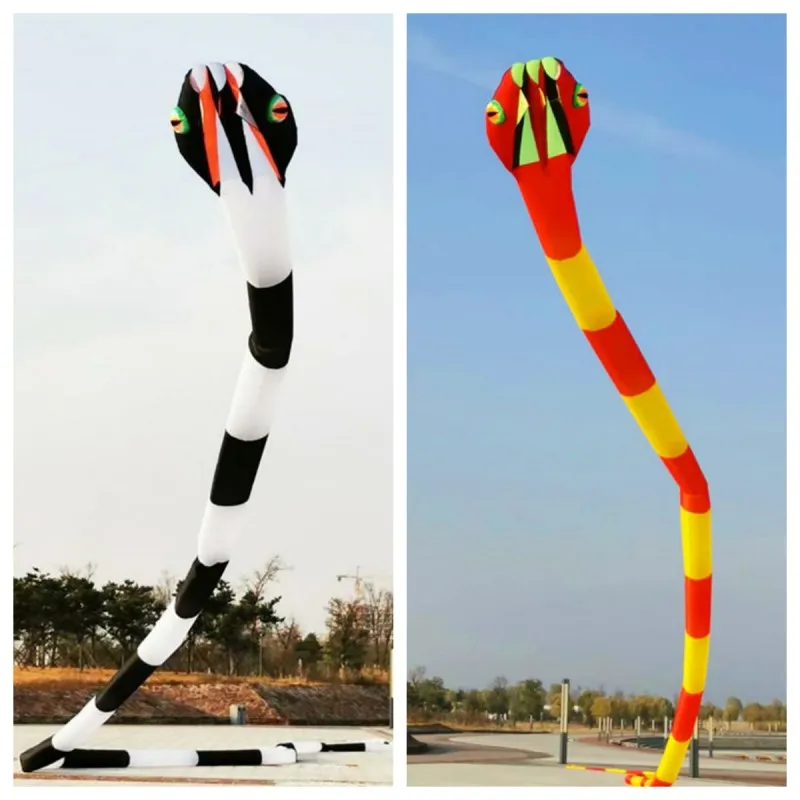 

Free shipping large snake kite for adults flying steering kites inflatable kite parachute outdoor toys vlieger pipa voadora fun