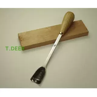 T.DEER TD‑DN2 Wood Carving Chisel, Inner Bevel Semicircular Gouge Flat Chisel, Hand Woodworking Spoon Carving Tool for Woodcraft