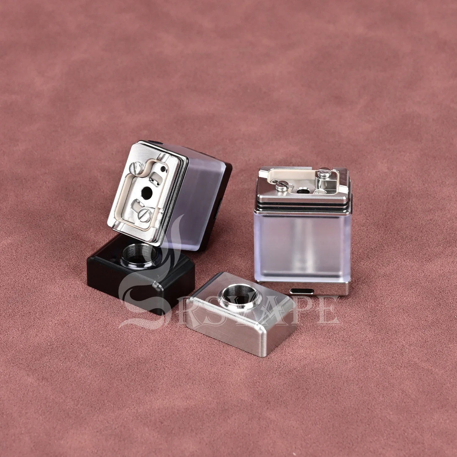 WOLFCOOLVAPE Ghost Style Boro RBTA - 4.2ml, 8 Air Pins, 316SS