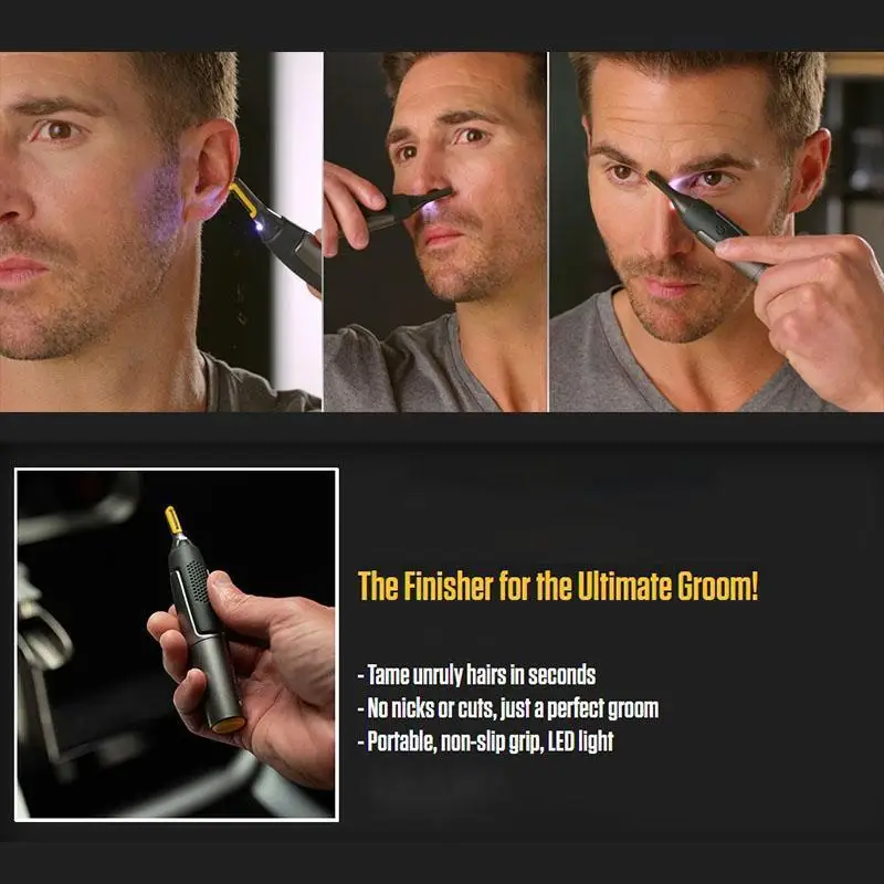 New Multifunction Nose Eyebrow Sideburns Head Shaver Personal Facial Care Washable Electric Men's Mini Razor