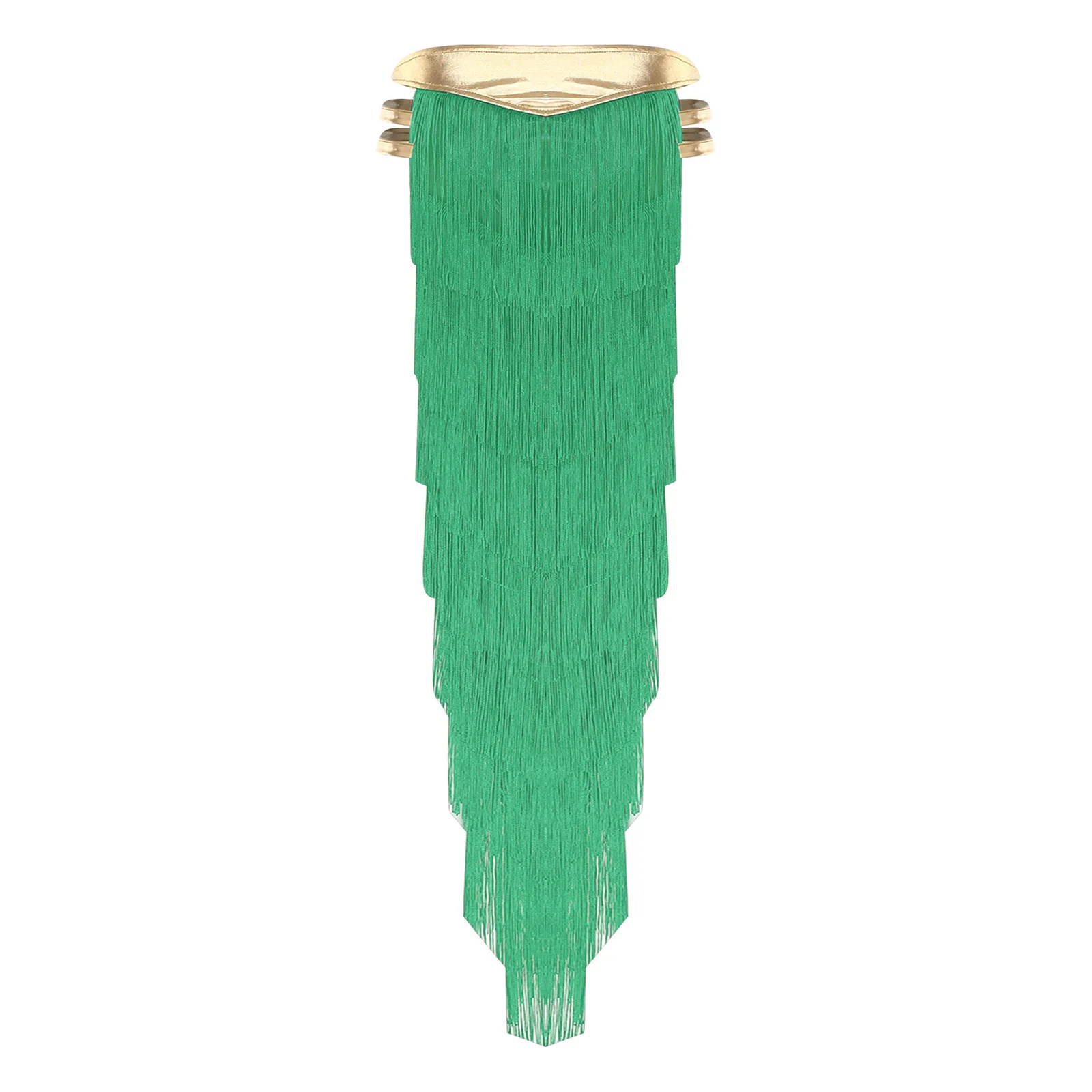 Women's Tassel Chacha Tango Latin Dance Costumes Raves Outfit Slit Skirt Belly Dance Performance Costume Adults Fringe Skirts