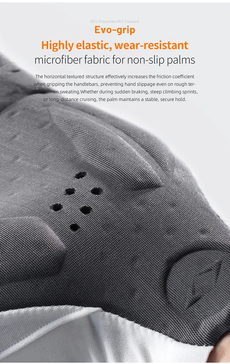 EVR Sommer-Fahrradhandschuhe Kurzfinger Vollflächen-Doppelpfeil-Fahrradhandschuhe MTB Atmungsaktive Rutschfeste Sport-Rennradhandschuhe – Detail 10