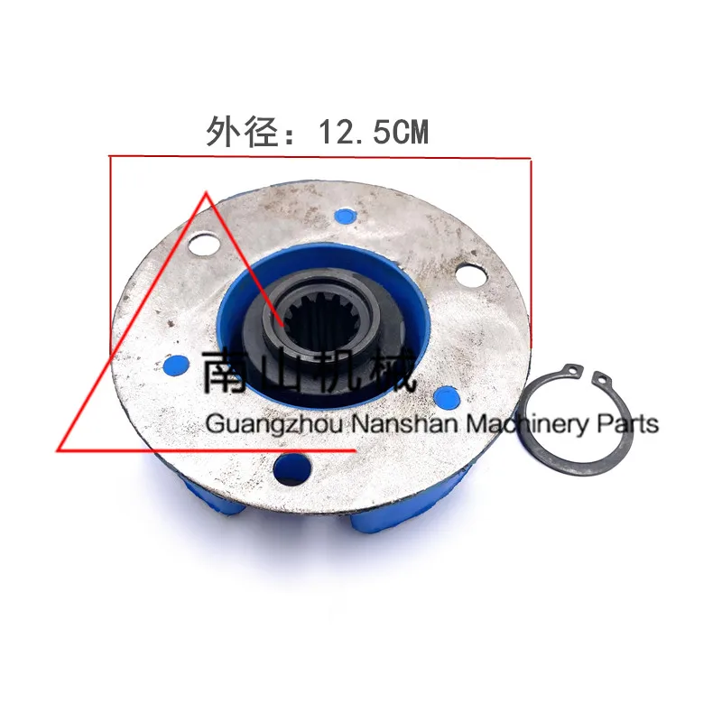 CarterPILLARE302 Mini Hydraulic Pump Connection Glue Engine Coupling Ass. Link Buffer Pad Excavator Parts 13 teeth