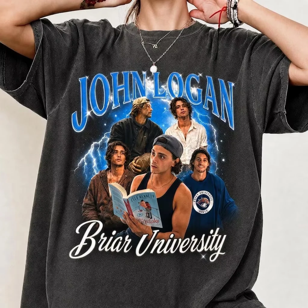 2026 TV Off-Campus Briar John Logan Graphic T Shirt Cotton Unisex Men‘s Women's T-Shirt Tour Y2k Fans Casual