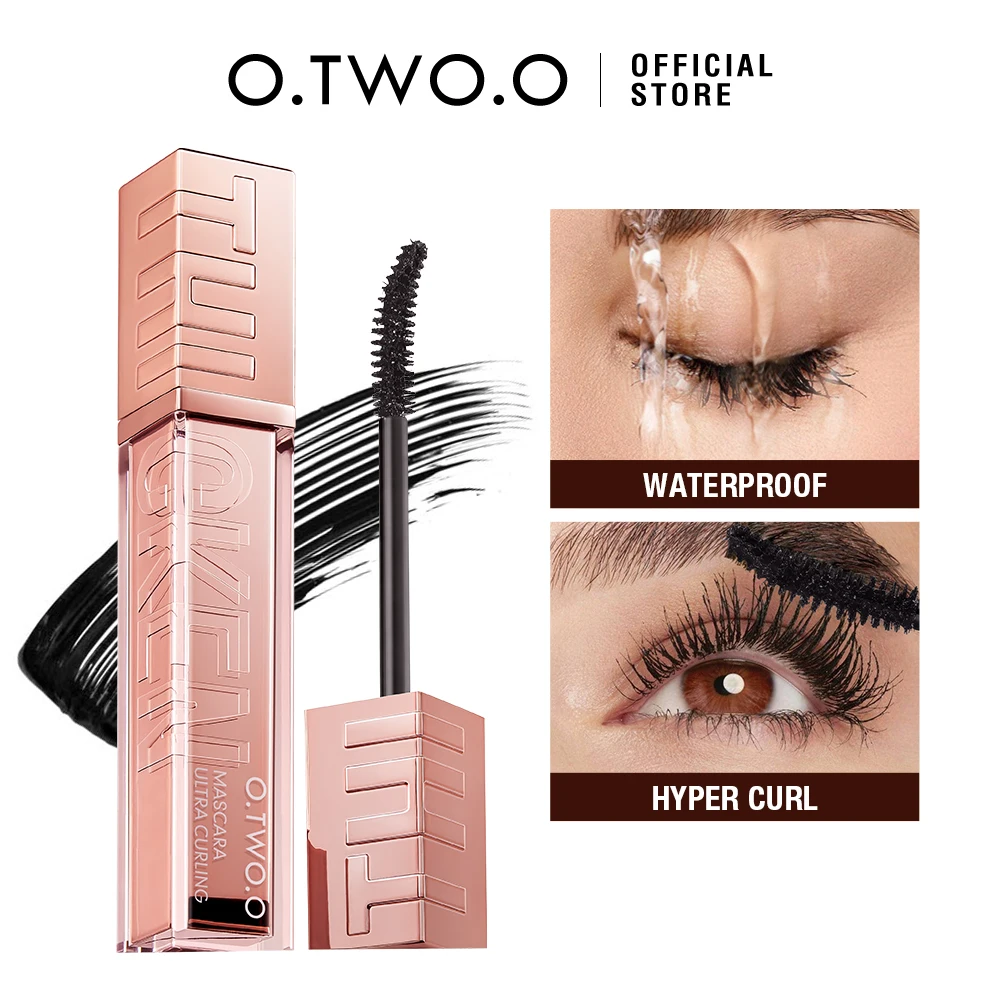 O.TWO.O 5D Mascara Eyelash Extension Volumizing Long-Wearing Smudge-Proof Thick Quick-drying Waterproof Black Mascara Eye Makeup