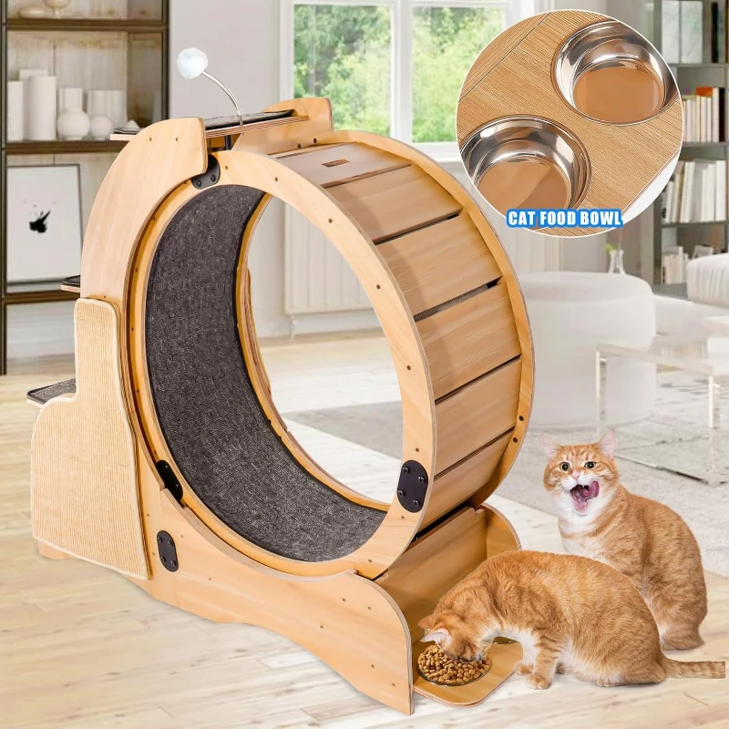 

Cat Treadmill Cat Sports Running Wheel Track Silent Roller