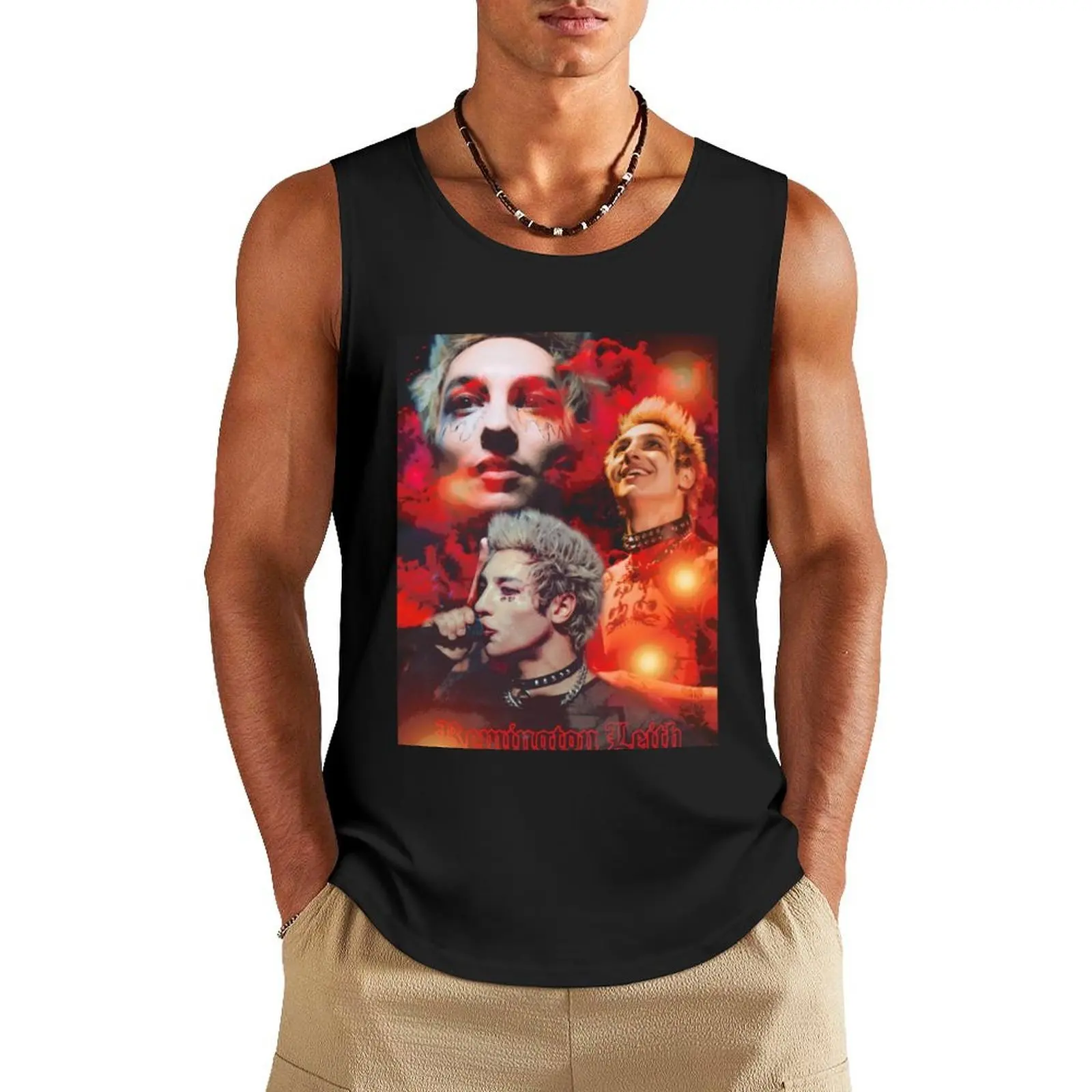 

Remington Leith Palaye Royale Tank Top vest for men running shirt underwear gym shirt men Vest male