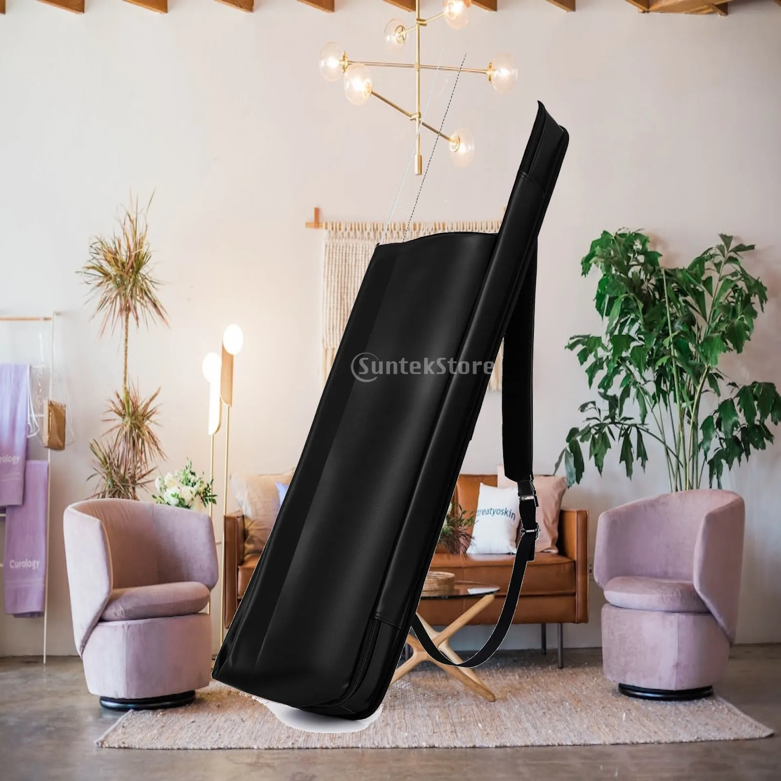 Pool Cue Case with Shoulder Strap Zippered Pool Cue Case Lightweight Padded