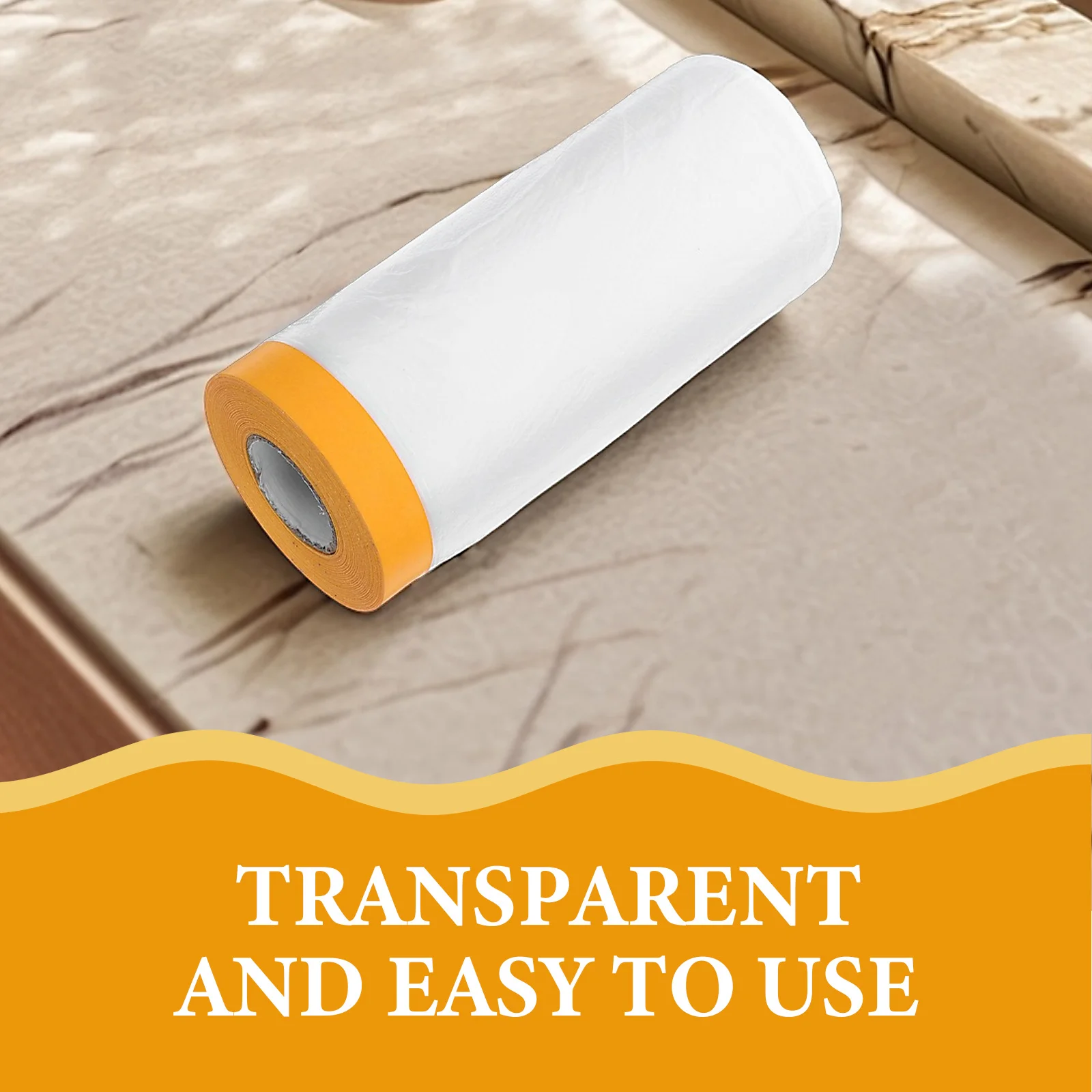 1 Roll Clear Pe Shrink Film For Windows Insulation Winterizing Plastic Window Sealing Solution Large Home Weatherproofing