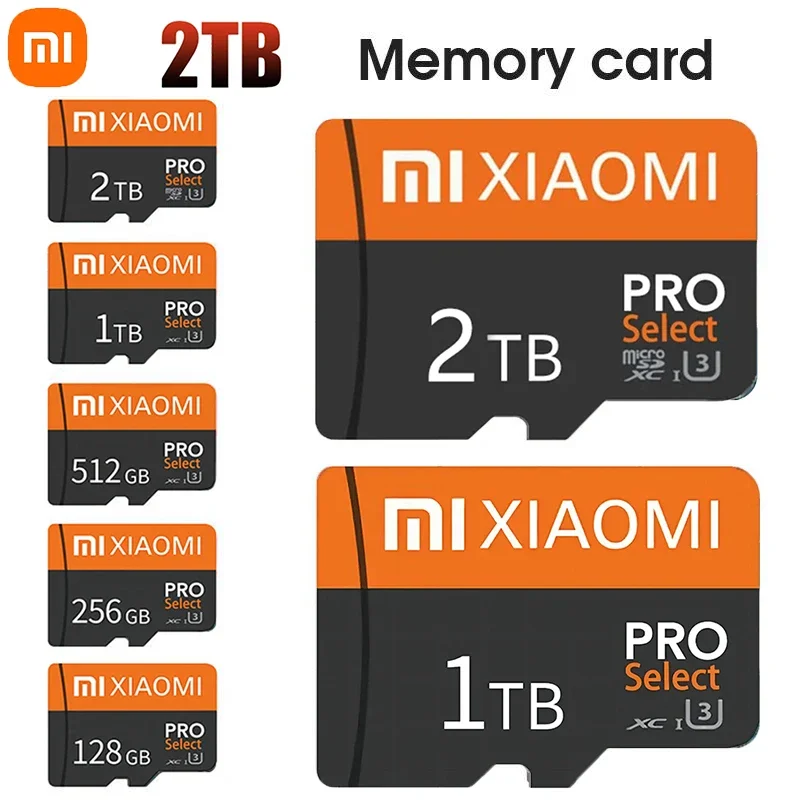 Original Xiaomi Micro SD Card 2TB 1TB 512GB High Speed Memory Card 256GB 128GB Class TF Card for Drone Equipment Audio PC ssd