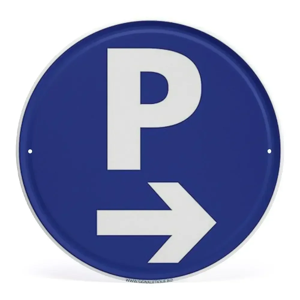 1pc Signs Private road without exit No Direction Round metal signs safety signs 12x12 Inch