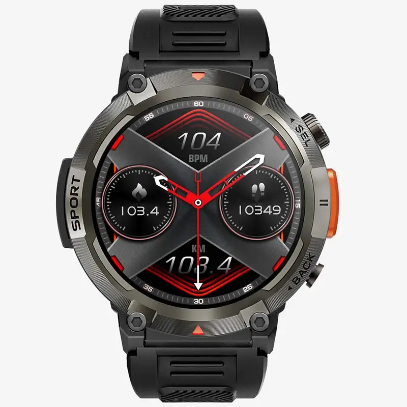 Montre connectée de sport pour homme, étanche IP68, appel BT, montre intelligente électronique pour homme, Android, iOS, nouveau