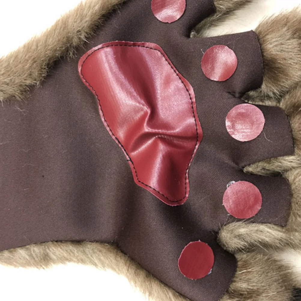 

Werewolf Gloves Special Costume Look Halloween Hand Animal Party Prop Accessories
