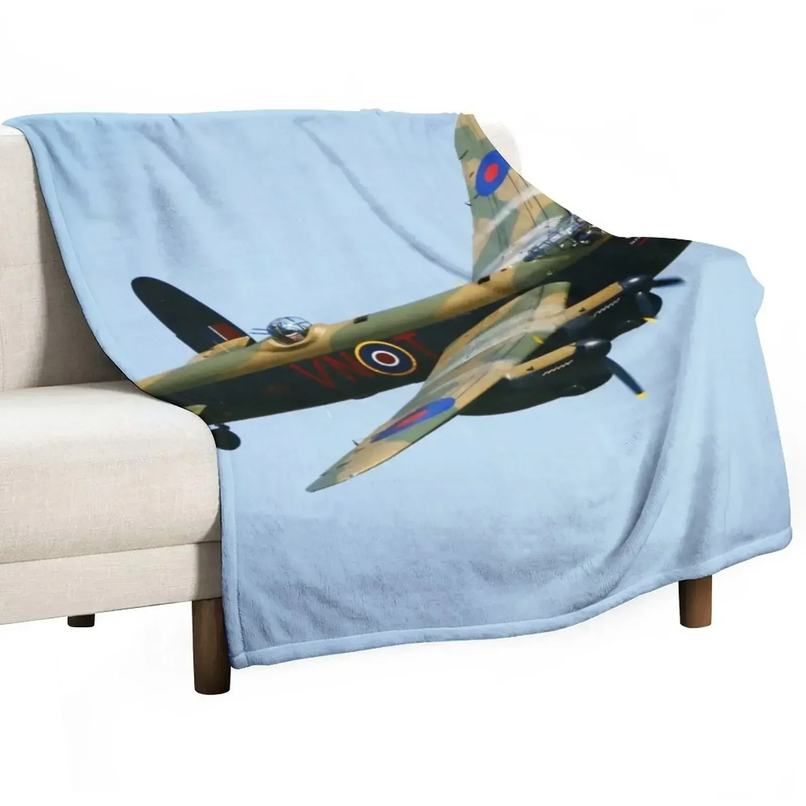 New Avro Lancaster PA474 Throw Blanket For Sofa Thin valentine gift ideas bed plaid blankets ands Blankets