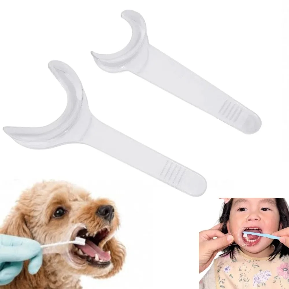 T-shaped Children's Tooth Brushing Aid Multipurpose Plastic Pet Tooth Brushing Helper Easy Use Convenient Oral Mouth Expander