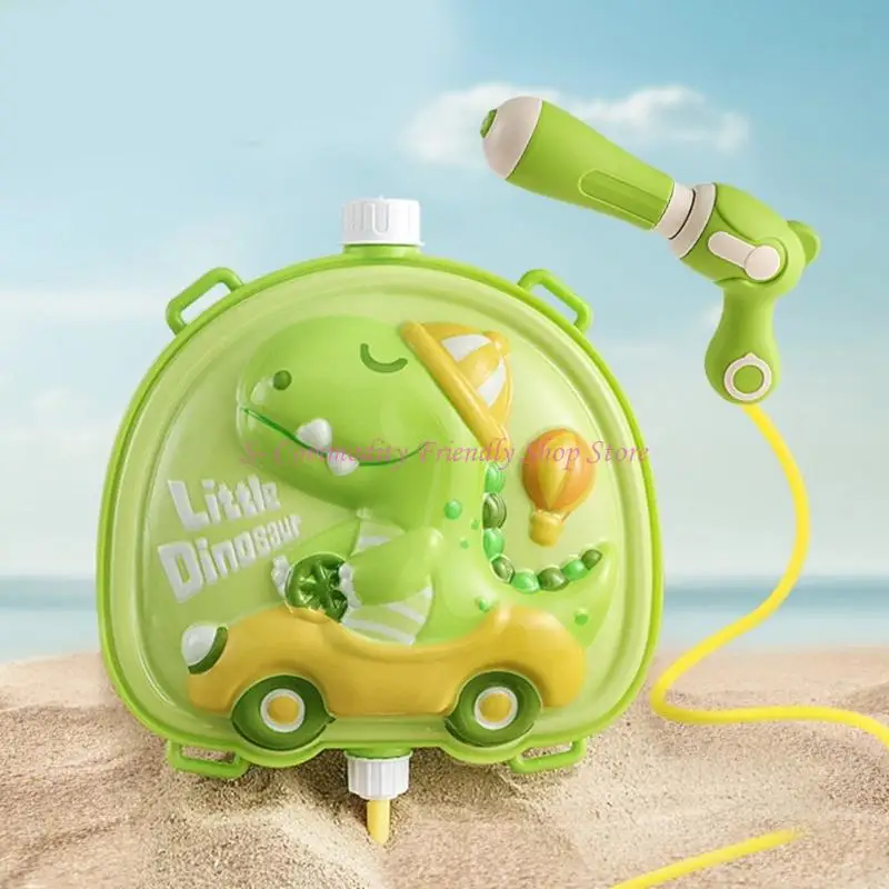 85ae Niños Guns agua dibujos animados con correas ajustables Tipo fácil Tipo agua Juguete aire libre para