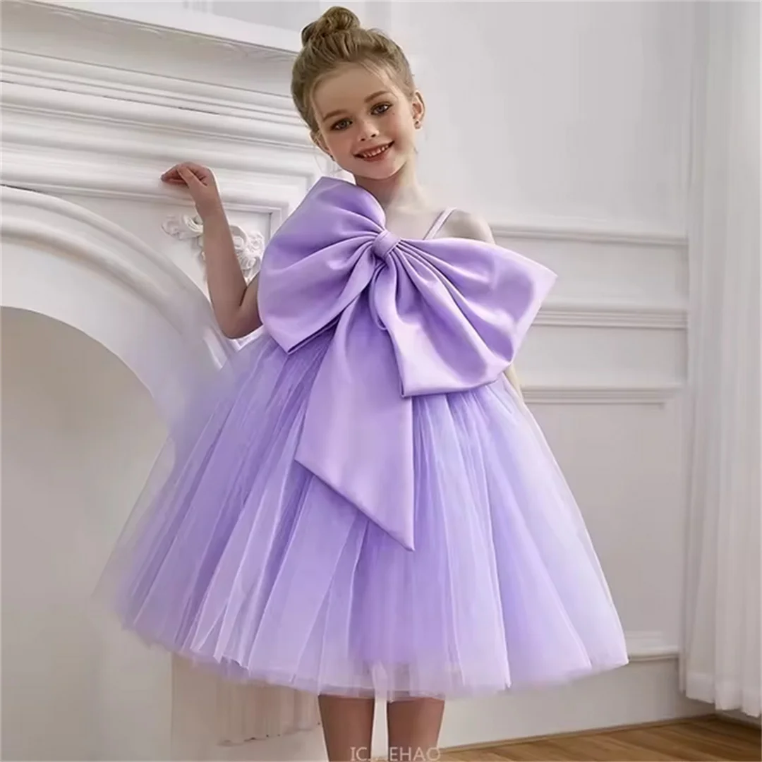 

Платье принцессы без бретелек для девочек на заказ, свадебное платье с цветочным узором для девочек, детский наряд для дня рождения, элегантный наряд для выступлений