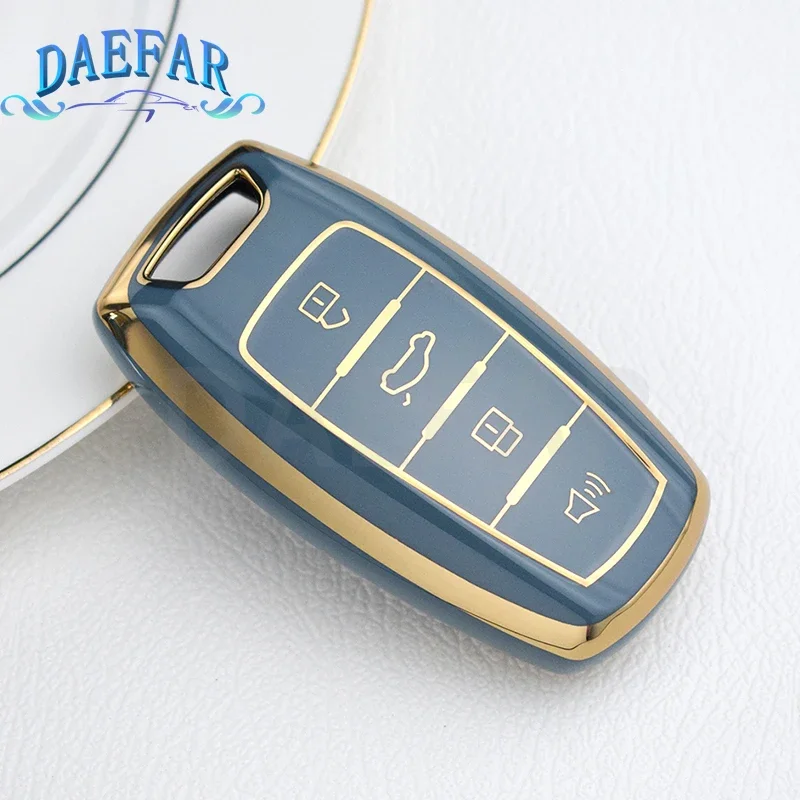 For Haval Jolion 2022 M6 H6 H7 H8 H4 H9 F5 F7 F7X F7H H2S GMW Dargo Great Wall Car Key Shell 4 Button TPU Car Key Case Cover