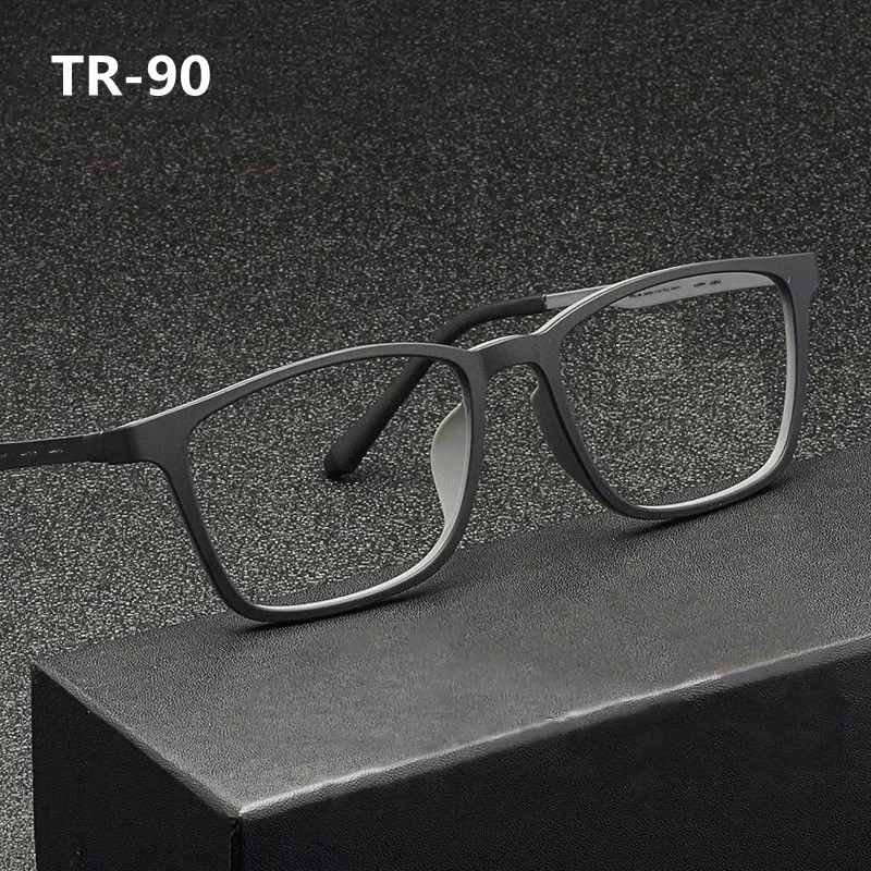 High Quality UltraLight Pure Titanium Anti Blue Ray Reading Glasses 2025 Hyperopia Optical Glasses Prescription Eyewear1.0-4.0