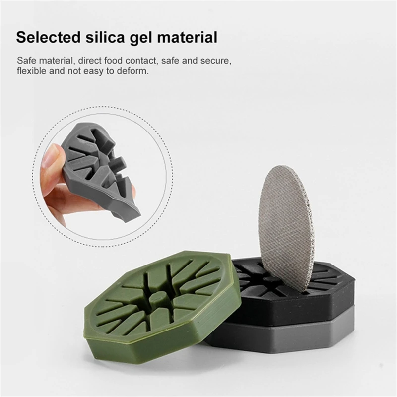 Silicone Espresso Puck Screen Holder Kitchen Storage Organization Coffee Filter 667A