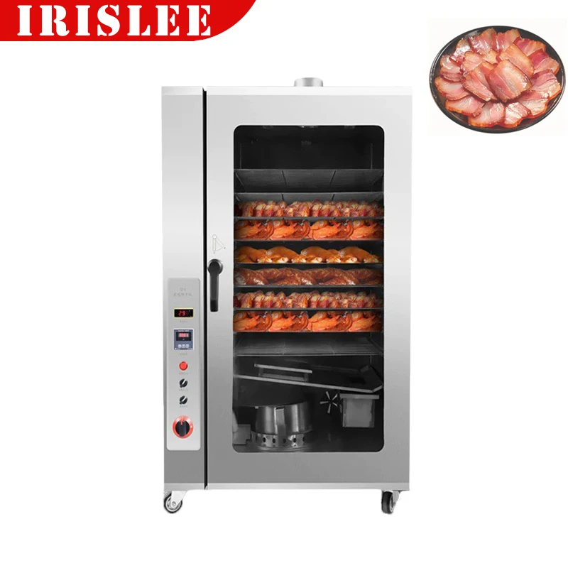 

High Efficiency Commercial Electric Gas Food Oven Sausage Meat Fish Smoker Machine Industrial Stainless Steel Smoke Oven