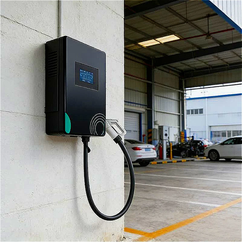 Commercial EV Charging Station DC Fast Charger 60kW 120kW With RFID Payment System Retail Mall Shopping Center Parking Custom