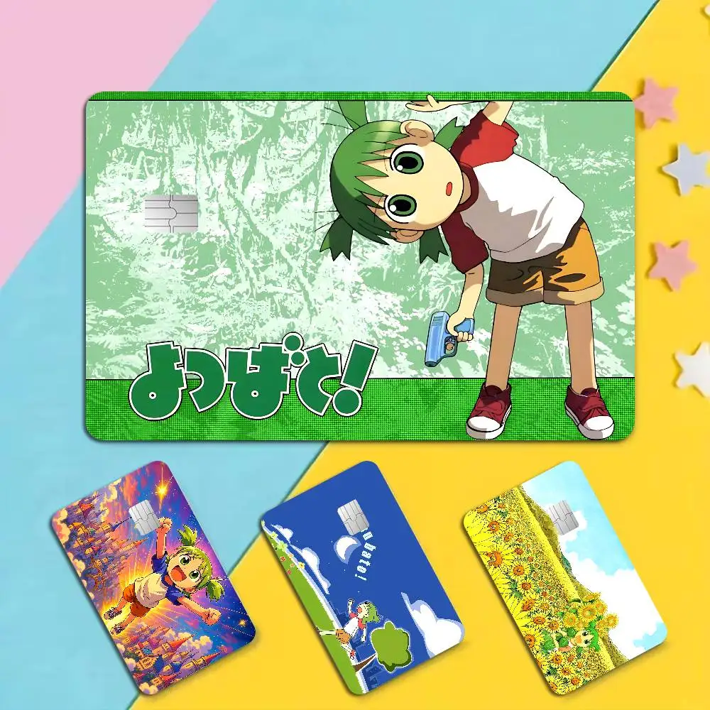 Anime Y-Yotsuba Sweet Classic Movie Anmie Sticker Film Skin Cover for Credit Card Debit Bank Card Front