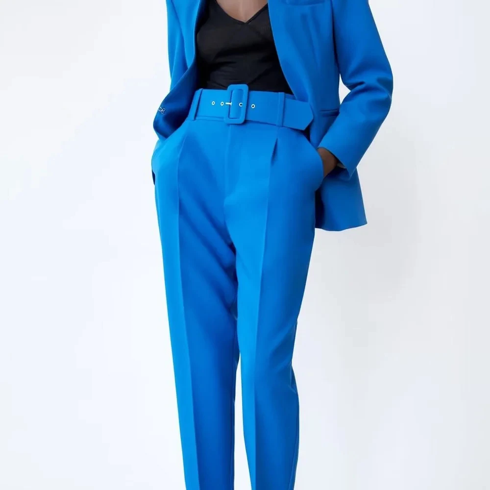 2024 autumn new women\'s clothing style fashionable and versatile slimming multi color suit set