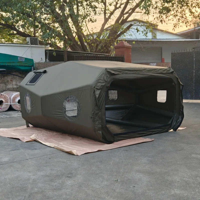 Inflatable tent Field large camp tent Outdoor camping, breathable picnic tent Oxford cloth