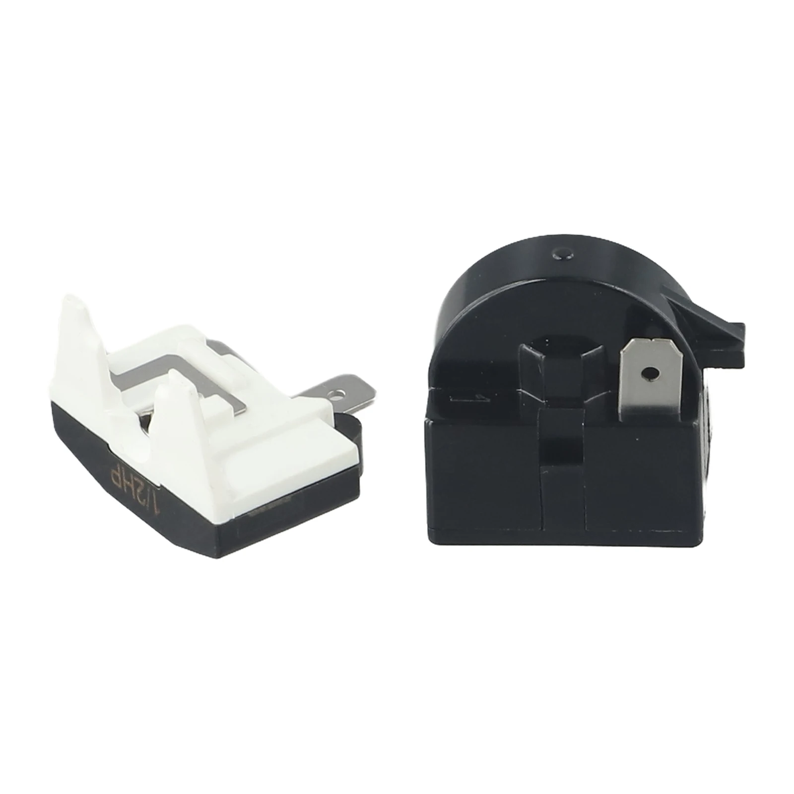 1 Set Refrigerator PTC Starter Relay Replacement Compressor Overload Protector For Mini Fridges Coolers Easy To Install