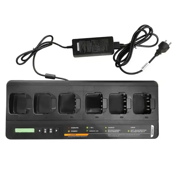 Original PMPN4296 PMLN4220 6-way IMPRESS multi-unit walkie-talkie battery charger forradio multiple charger PMLN4219