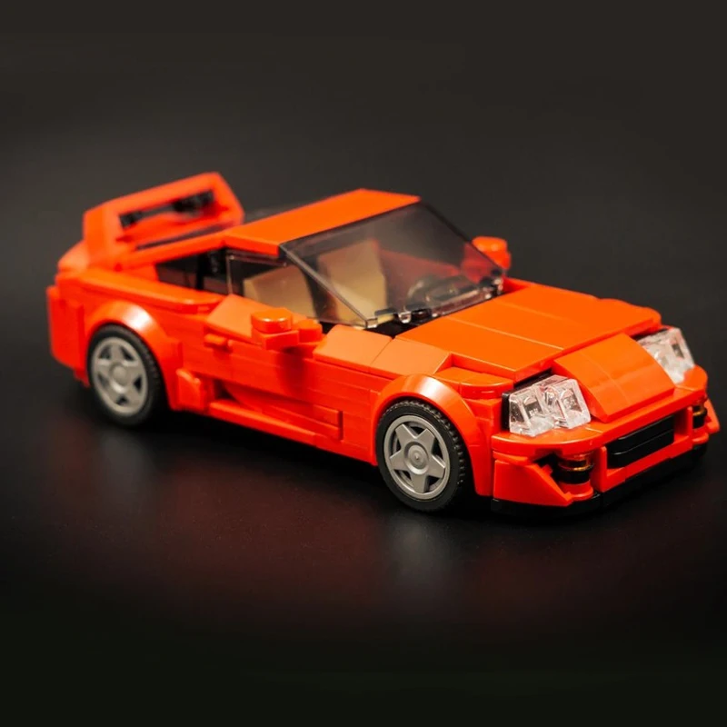 Furious Movies Speed Racing Car Model MOC Building Bricks Sports Car Modular Holiday Assemble  Toys Suit Technology Gifts