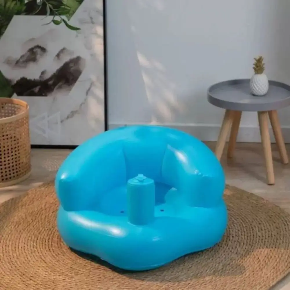Canapé gonflable Portable de couleur unie pour bébé, siège pliable pour formation assise, siège de chaise pour bébé en plein air pour enfants