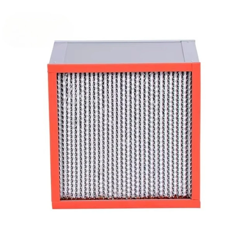 304 stainless steel deep pleated high temperature H13 H14 Merv19 Merv20 Hepa filter