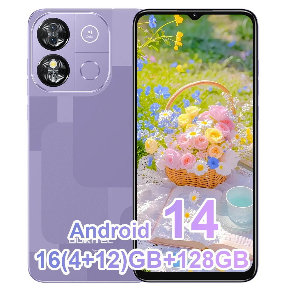 OUKITEL C57 Pro Android 14 Smartphone 16GB (4 + 12) RAM 128GB ROM OUKITEL C57 Pro Android 14 Smartphone 16GB (4 + 12) RAM 128GB ROM