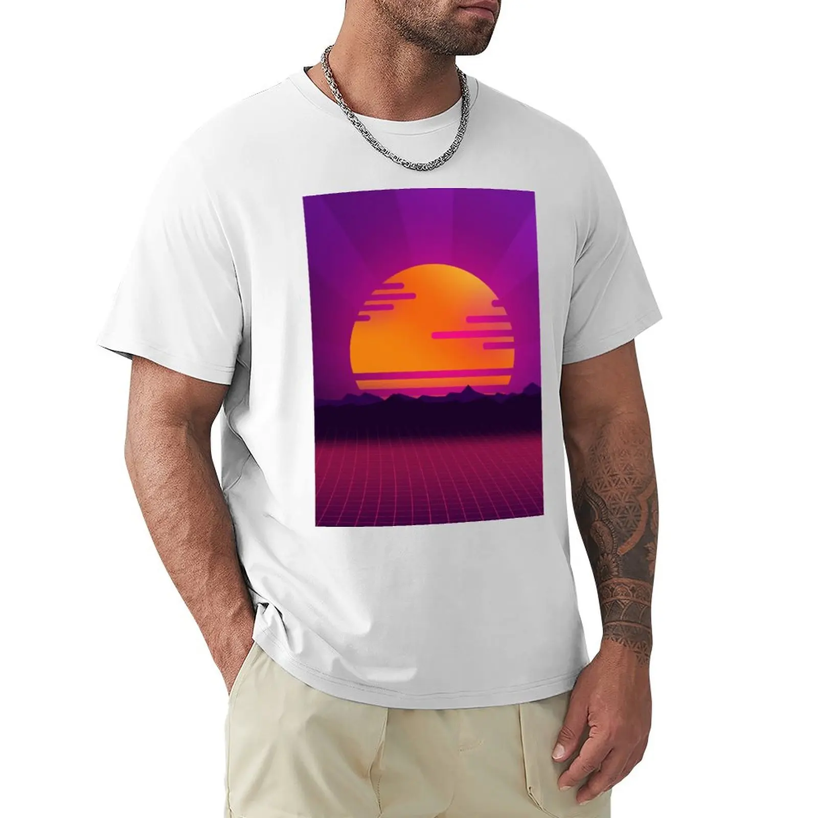 

digital sunset T-Shirt customs shirts graphic tees cute clothes mens graphic t-shirts funny